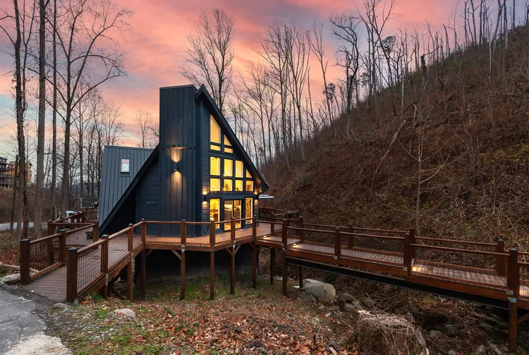 Exterior Twilight View