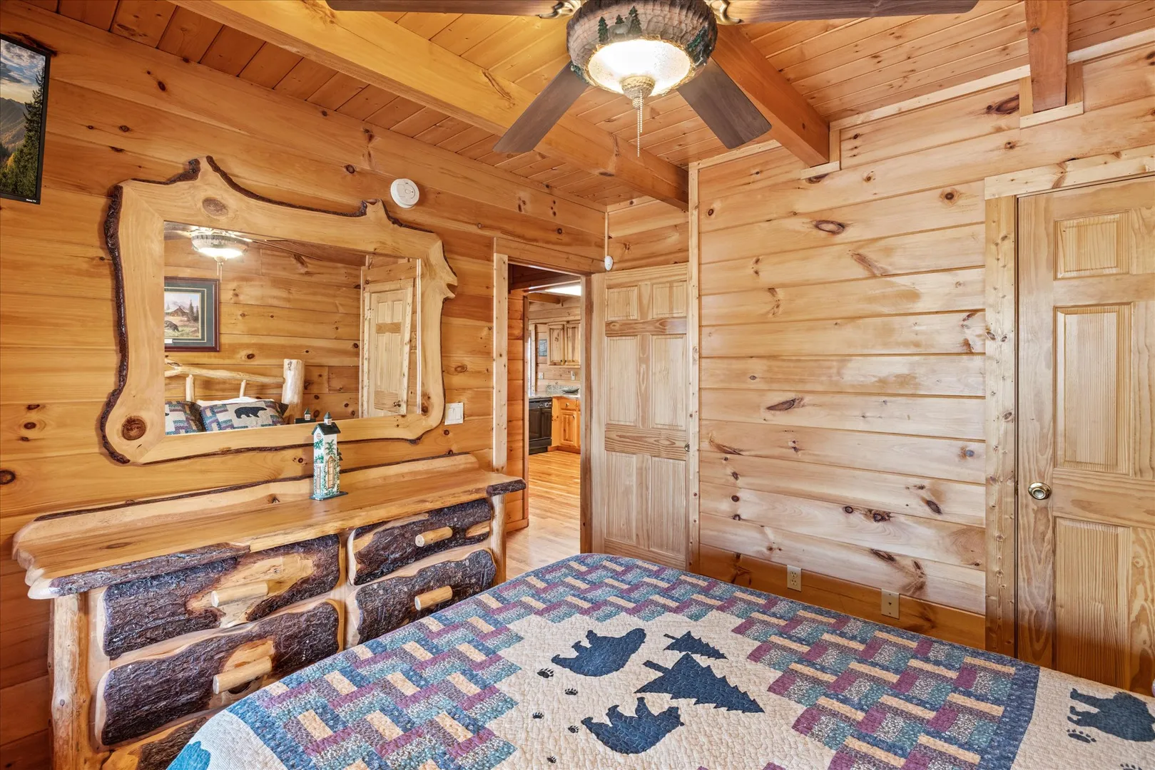 Lower Level Queen Bedroom 1